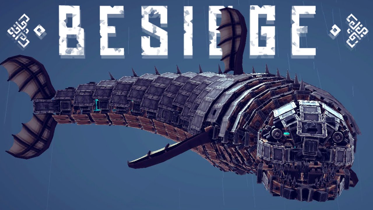 Besiege Best Creations -Flying Giant Shark, Sniper Tank, Rocket Roller Coaster & More!
