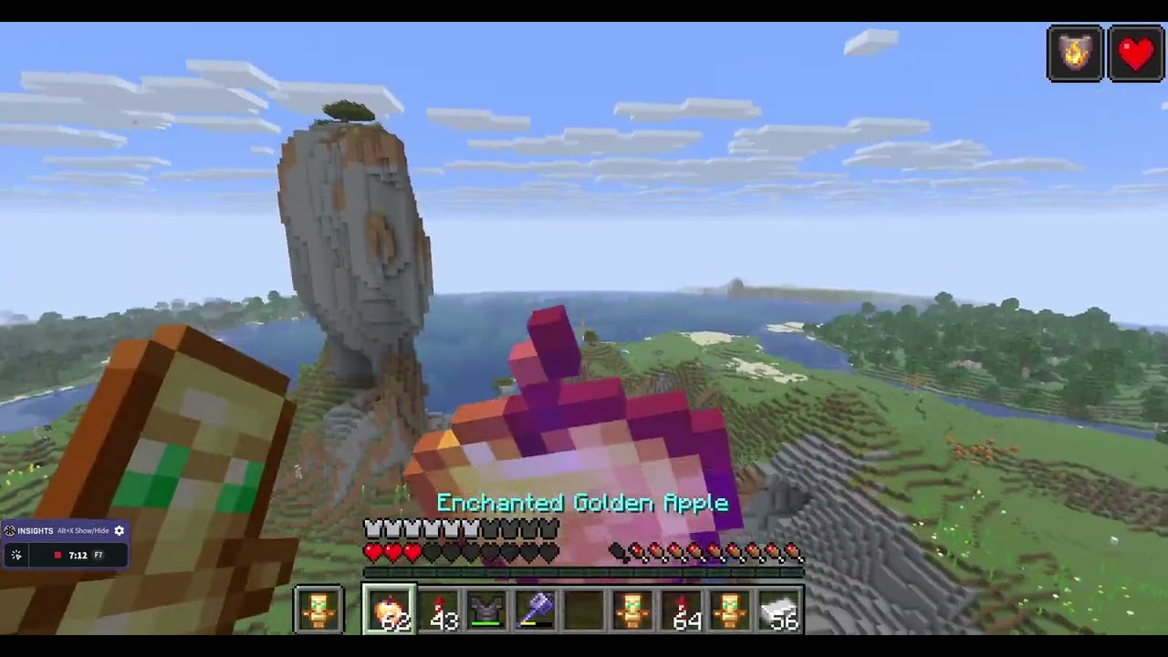 Checkout my Minecraft mace pvp with iron golems