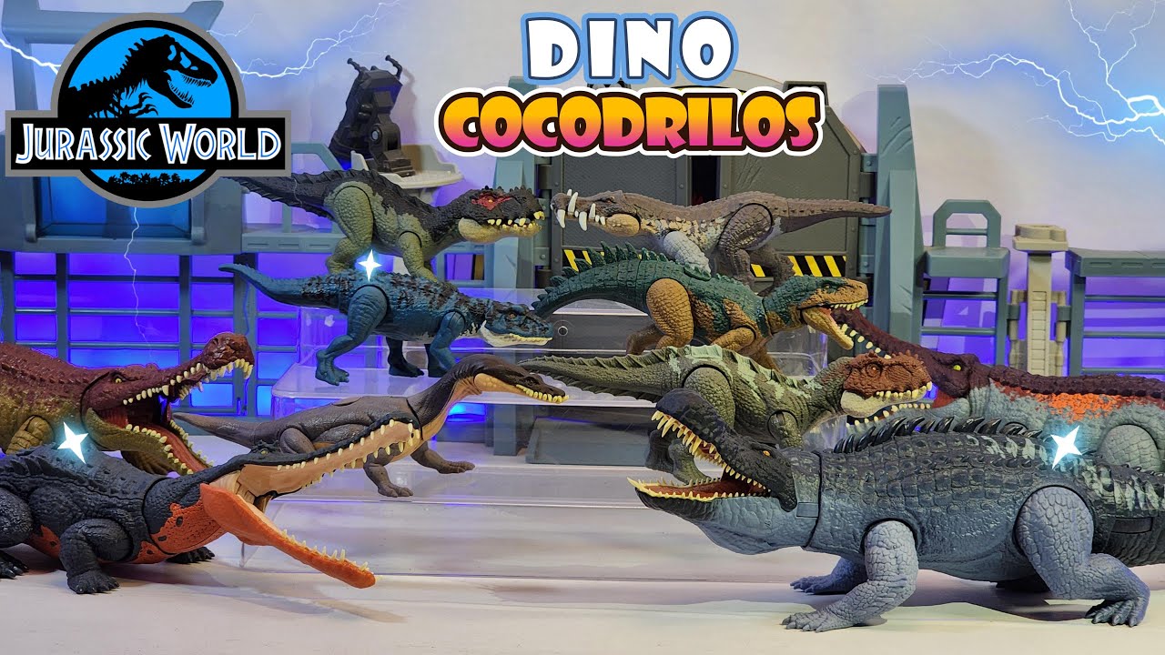 Jurassic World Purussaurus Rebirth! Comparación de Cocodrilos!