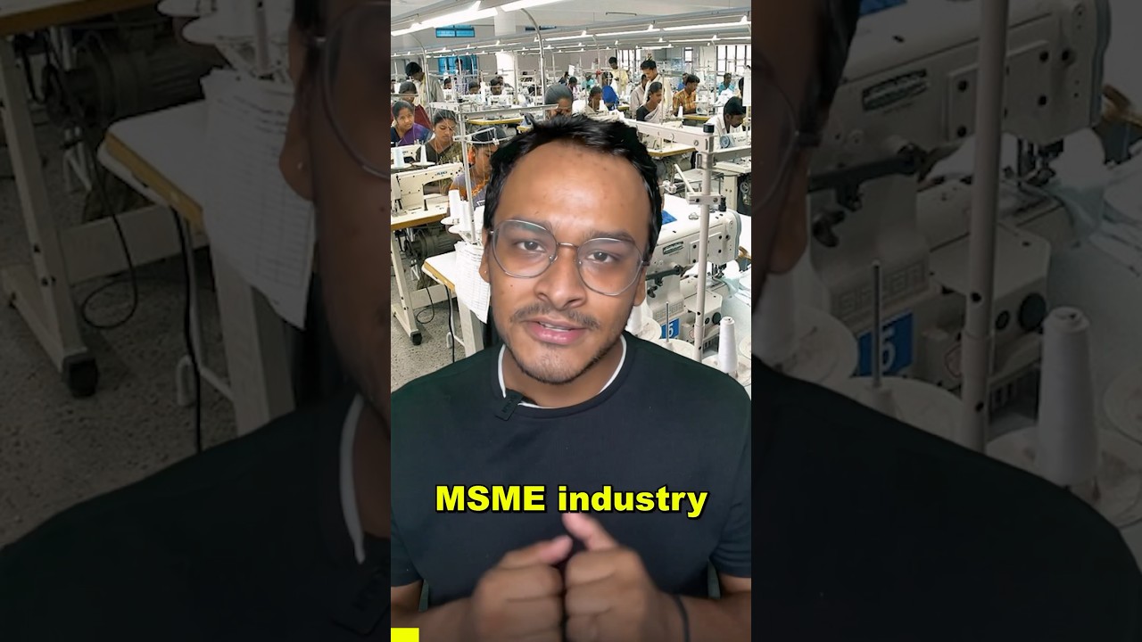 All about the MSME industry 🤩 #msme #indianeconomy #newstoday