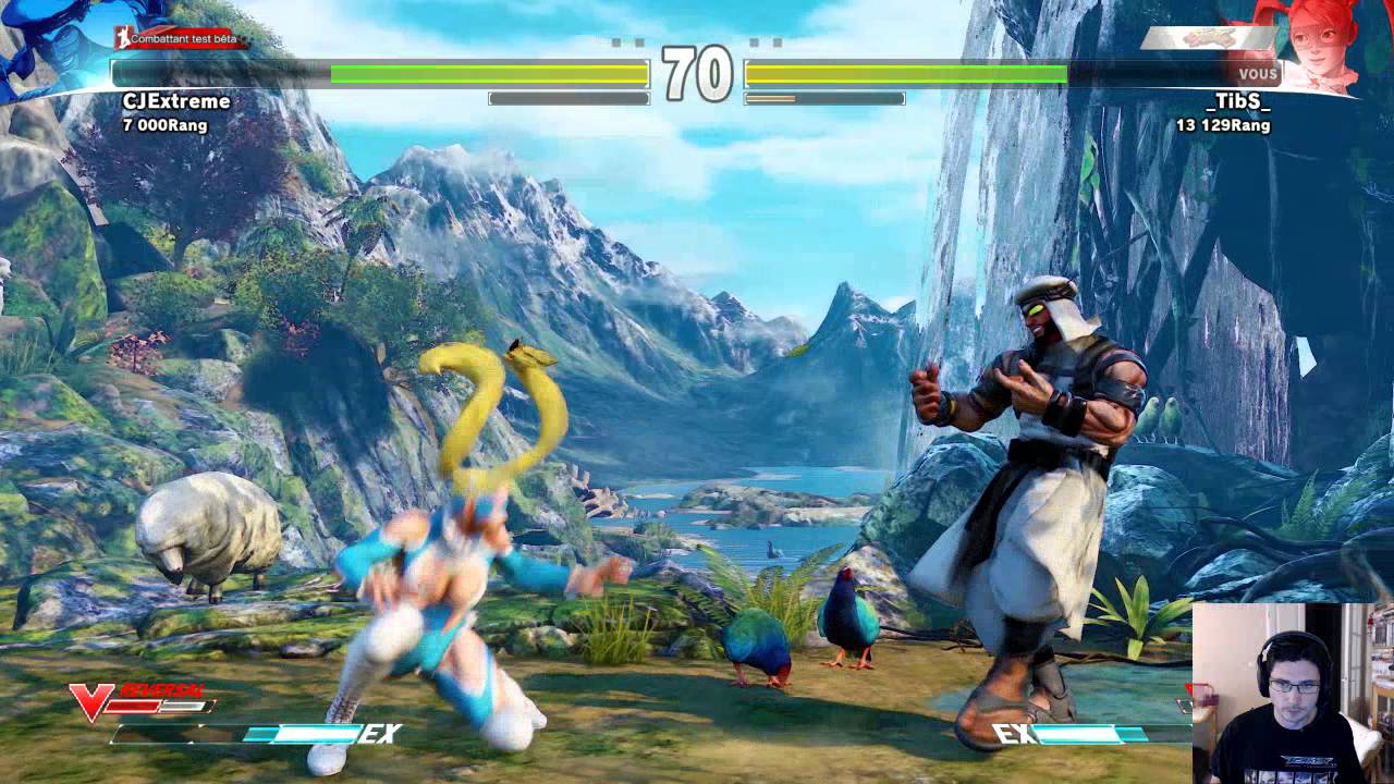 Street Fighter 5 PC Beta - TibS(R.Mika) VS CJExtreme (Rashid) -720P60