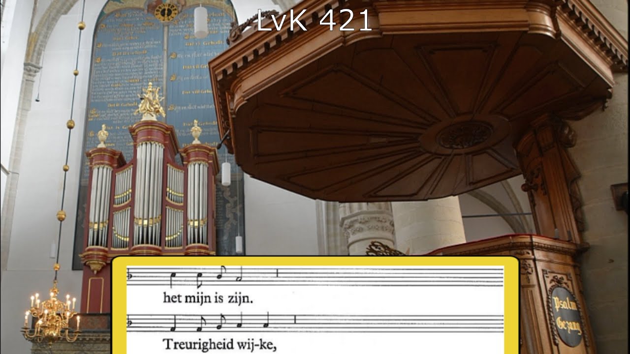 Sietze de Vries - Improvisation on LvK 421. Kam-organ Sint-Catharijnekerk Brielle (2022) [ANALYSIS]