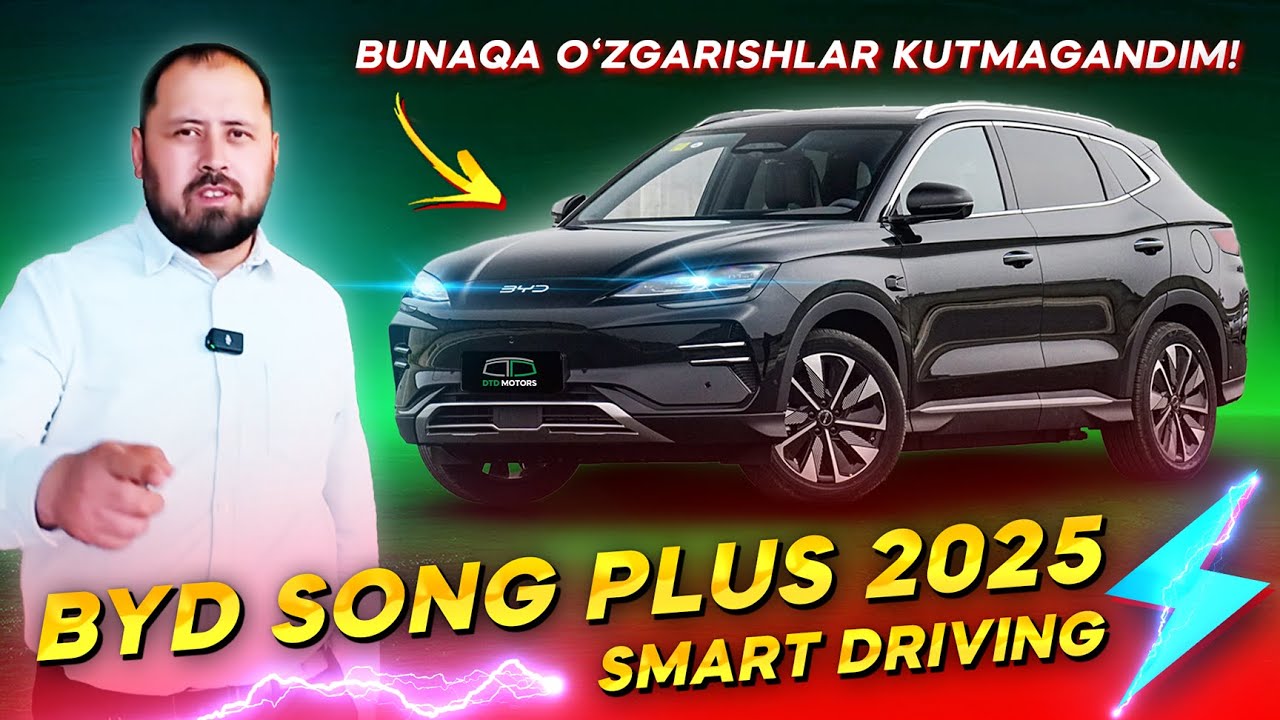 BYD Song PLus 2025 Smart Driving / To'liq o'zbekcha obzor!
