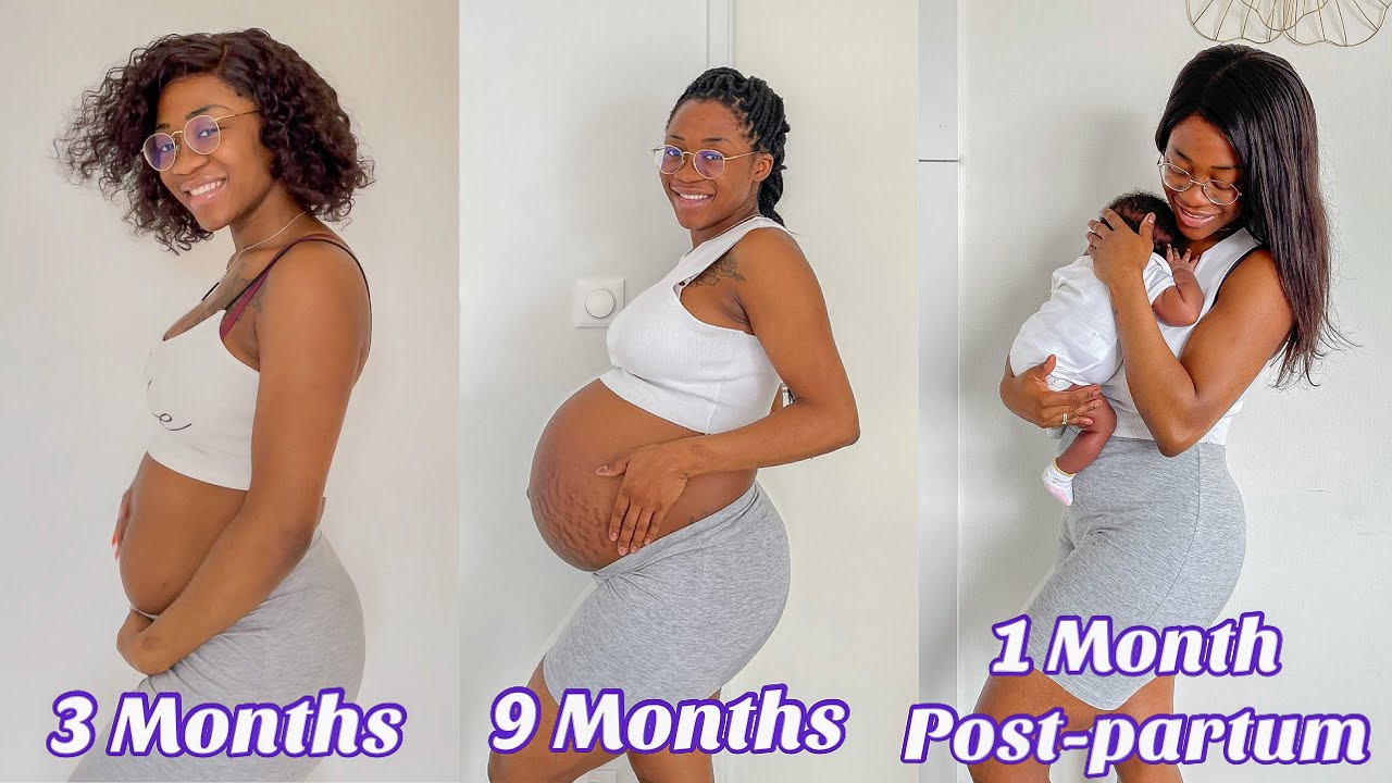 ÉVOLUTION DE GROSSESSE 🤰🏽 MOIS PAR MOIS ❤️ | PREGNANCY BELLY PROGRESSION ❤️ #DALHIAILOVEYOU