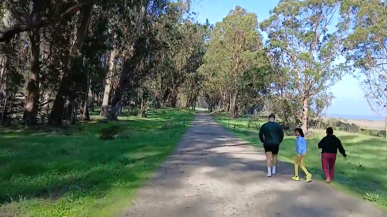 Riding the Main Trail  Point Pinole  Park  California 