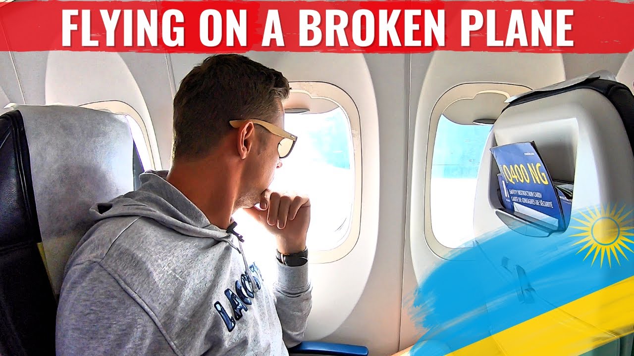 Review: BROKEN RWANDAIR DASH-8 PLANE - CHASING KILIMANJARO!