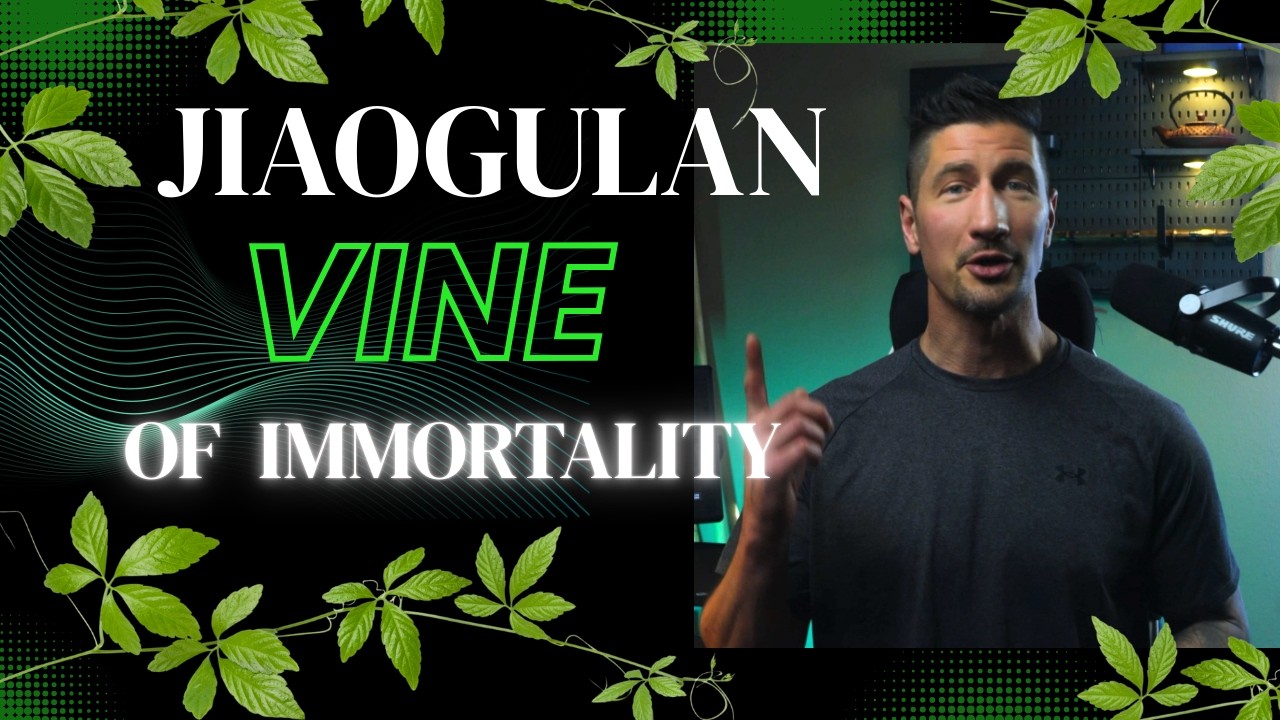🌿 Jiaogulan Explained: The “Vine of Immortality”  Blood Sugar, Lipids, Longevity & Cellular Health