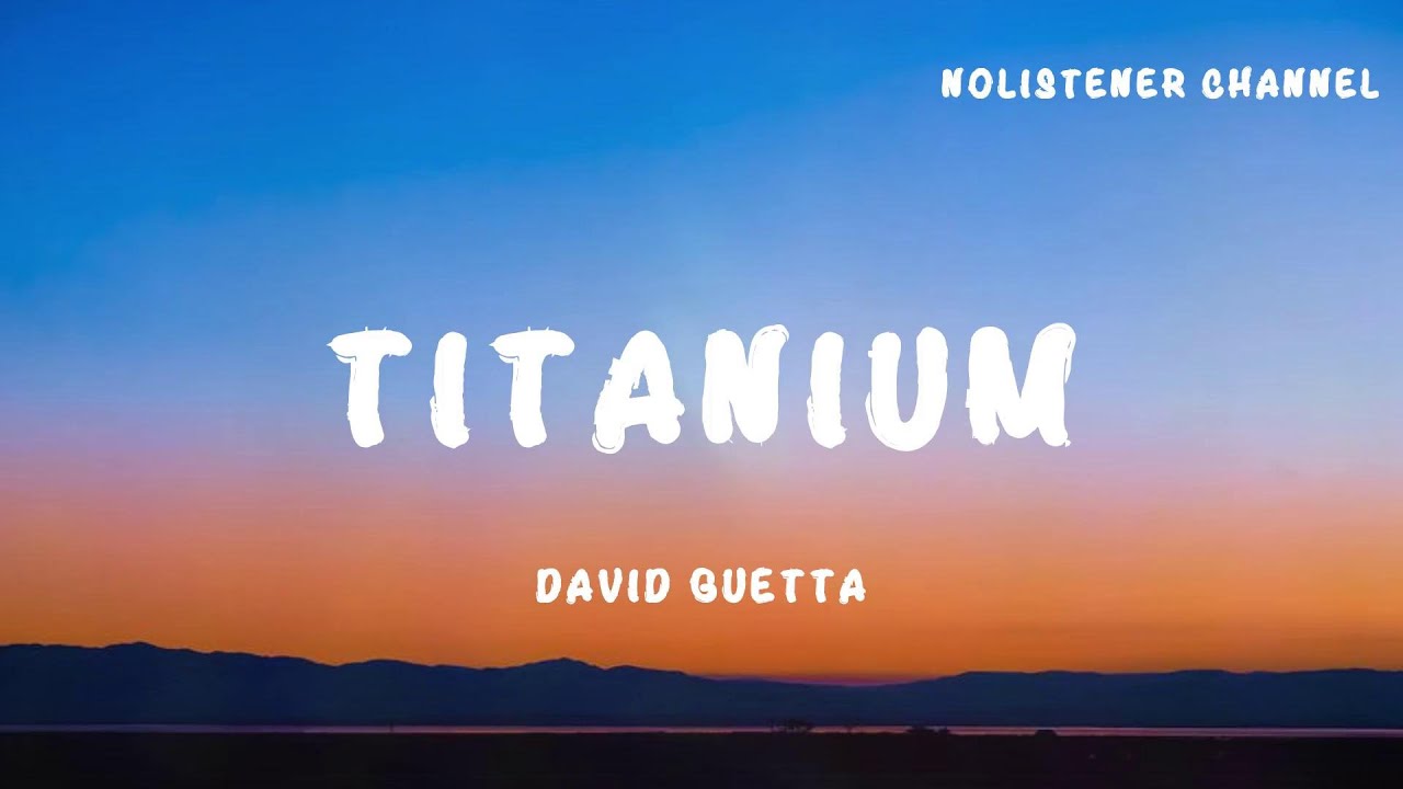 Titanium - David Guetta || aesthetic relaxing music