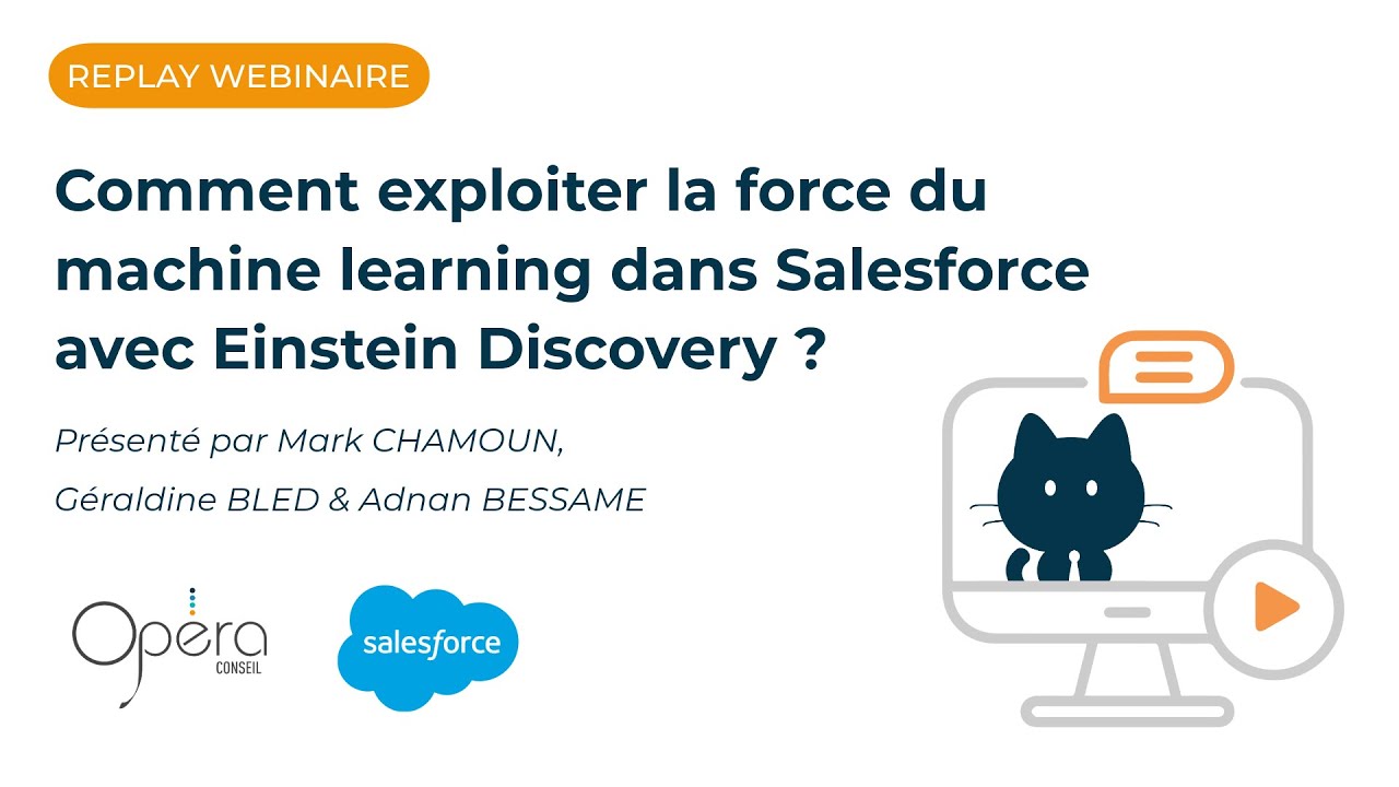 Webinaire - Comment exploiter la force du machine learning dans Salesforce avec Einstein Discovery ?