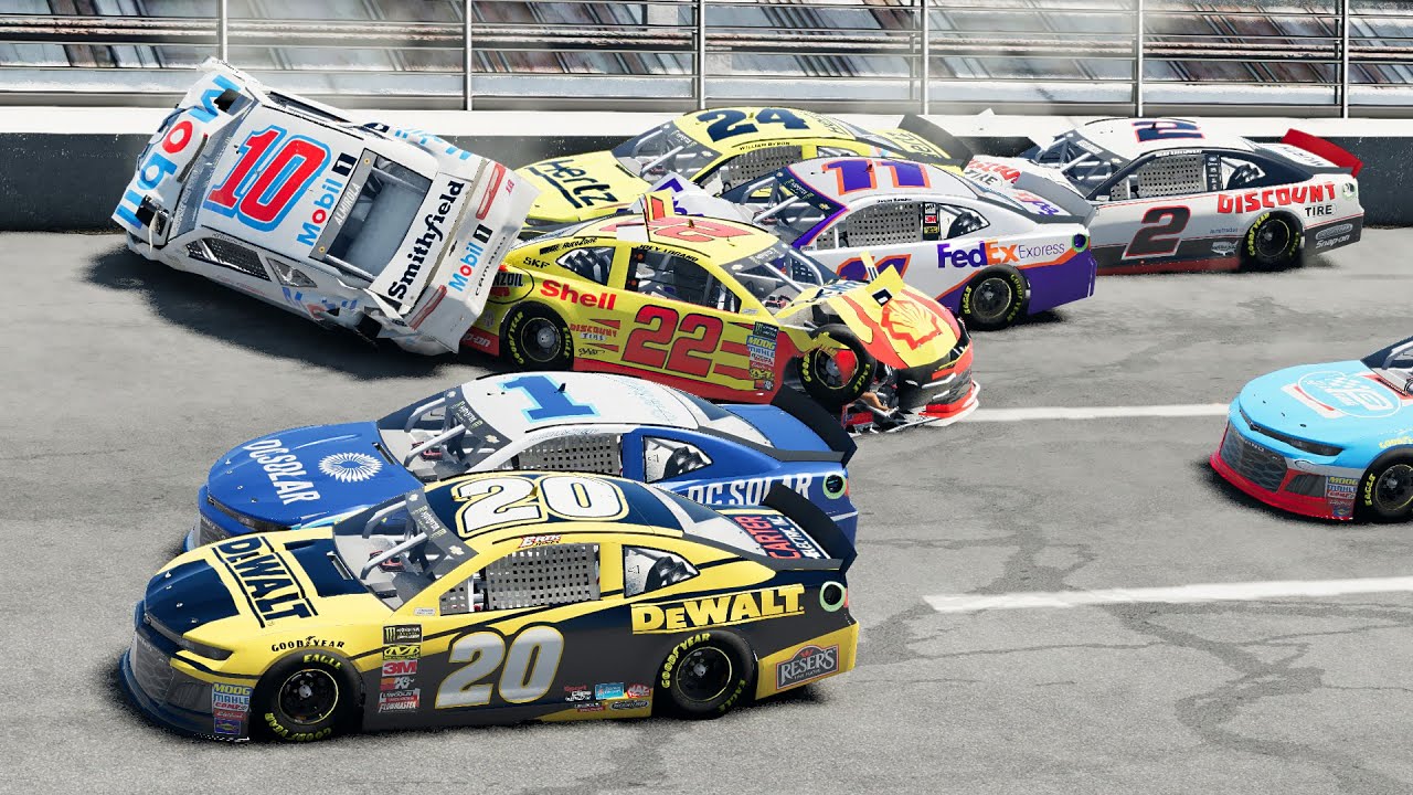 NASCAR Racing Crashes #70 | BeamNG Drive