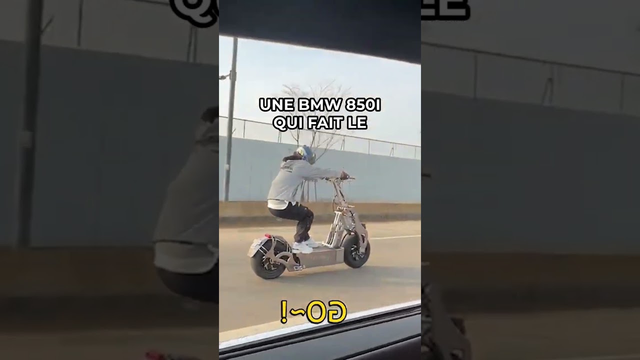 160km/h en trottinette &eacute;lectrique !