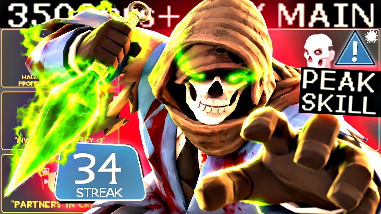 Как выглядят 3500+ часов игры за Шпиона (Геймплей TF2)