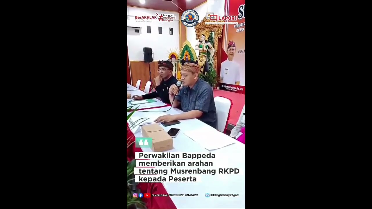 CAMAT BULELENG BUKA MUSRENBANG RKPD 2026, BAHAS 64 USULAN PEMBANGUNAN PRIORITAS