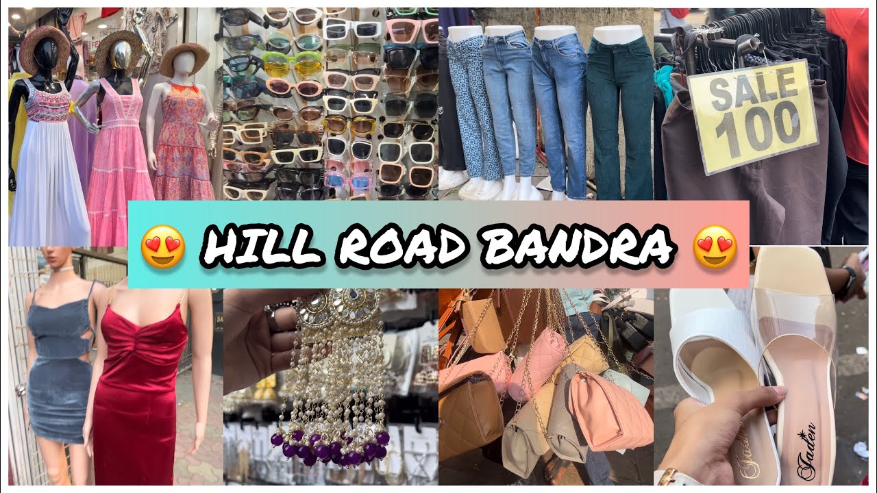 Hill Road Bandra| Starting at Rs100| Harshita Karma #hillroad #bandra #streetfashion #harshitakarma