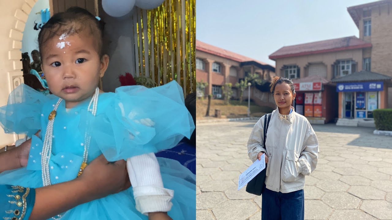 Hospital sangai Anusha baby ko birthday ni veiyo❤️🌸#dailyvlog 