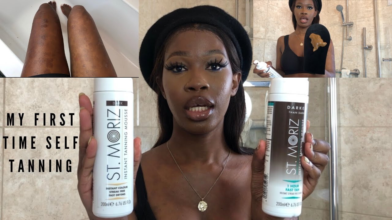 MY FIRST TIME SELF TANNING USING ST. MORIZ | LORDMICH