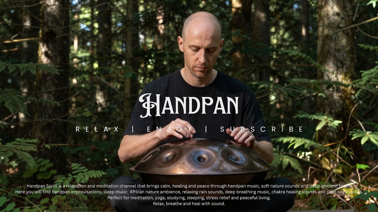 Slow Handpan Healing Tones | Stress Relief Meditation