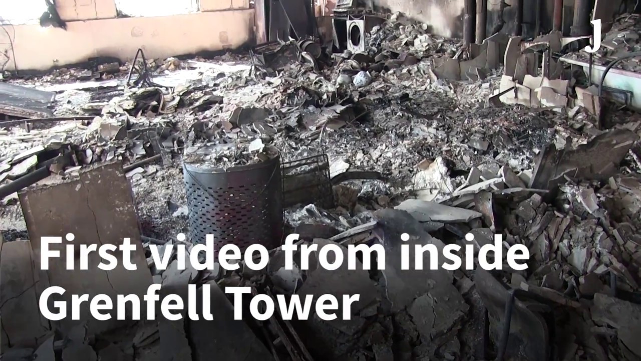 First video from inside Grenfell Tower