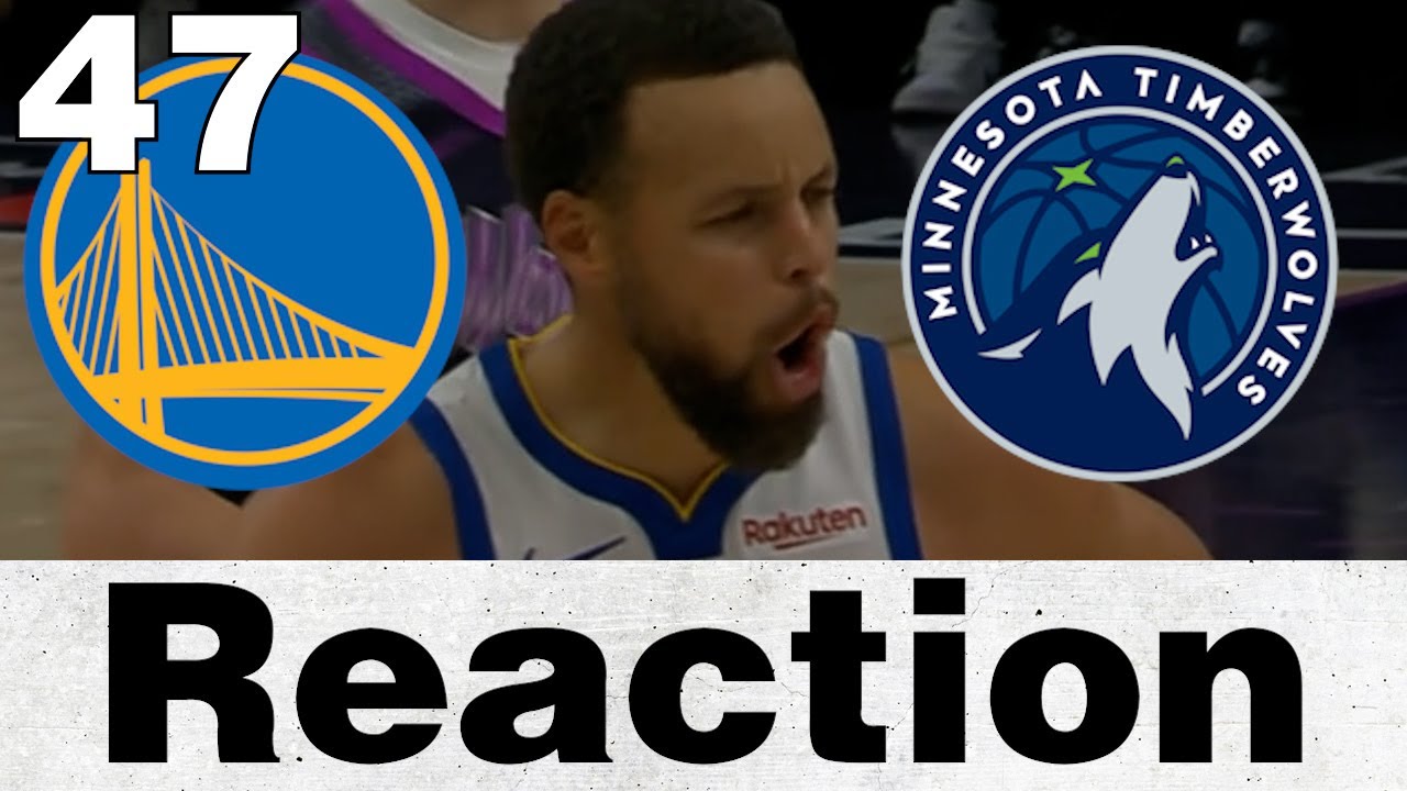 Reaction - NBA 25-26常規賽 勇士vs灰狼 (G47) - 居然贏了！？