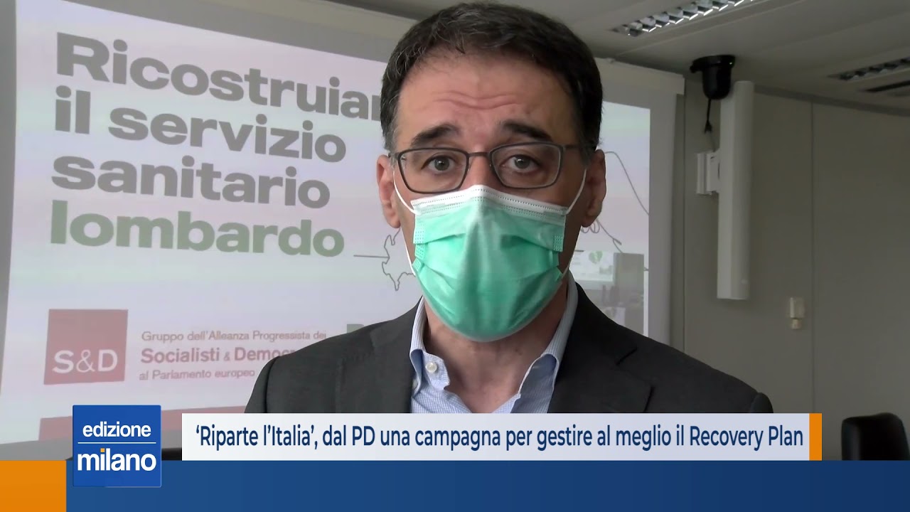 &lsquo;Riparte l&rsquo;Italia&rsquo;, la campagna del PD lombardo per investire al meglio i fondi del Recovery Plan