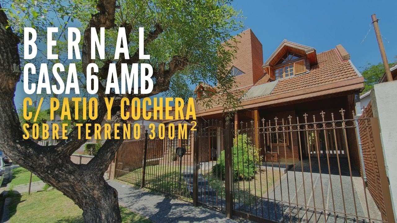 CASA DE 5 AMBIENTES EN VENTA EN BERNAL CON PATIO Y COCHERA - CARABELAS 900