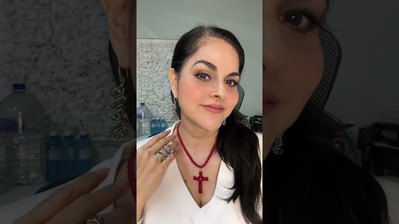 Tutorial collar de cruz de perlas ✨💕 