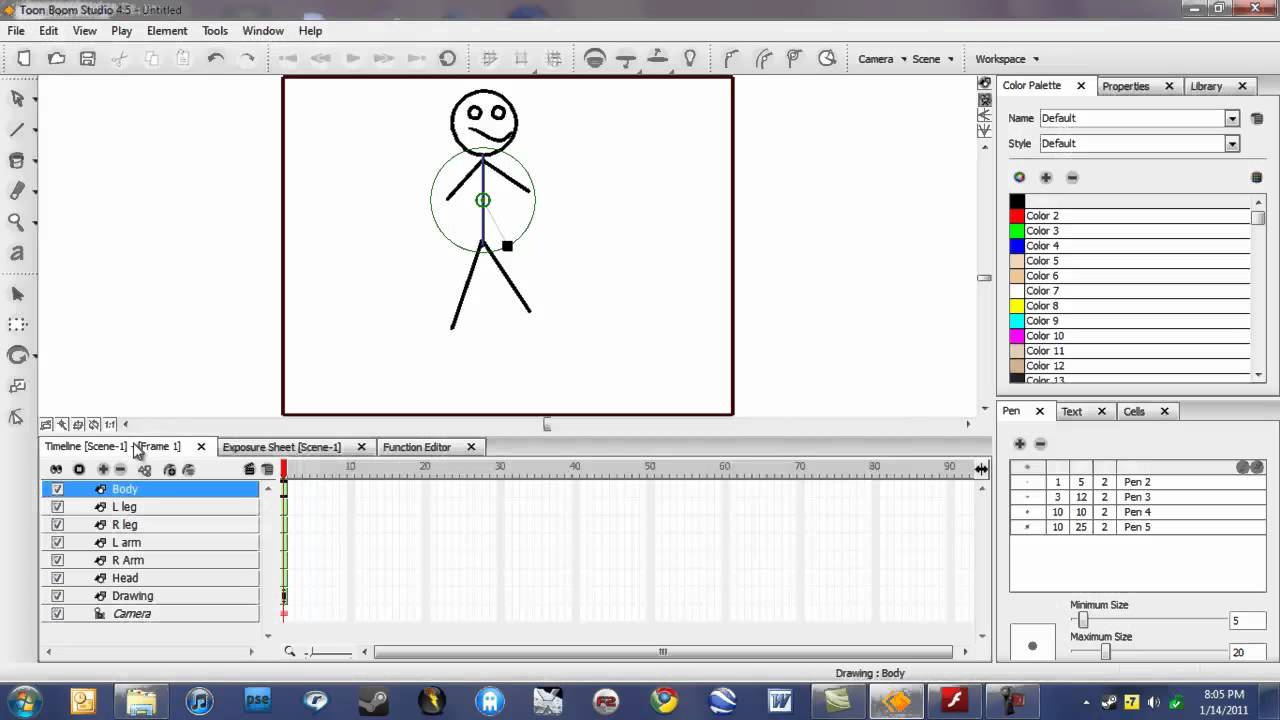 Toon Boom Tutorial 1 (The Basics)