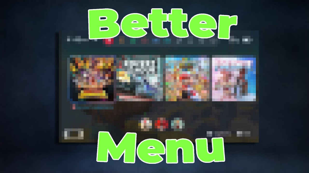 Making a Better Menu For the Switch 2!