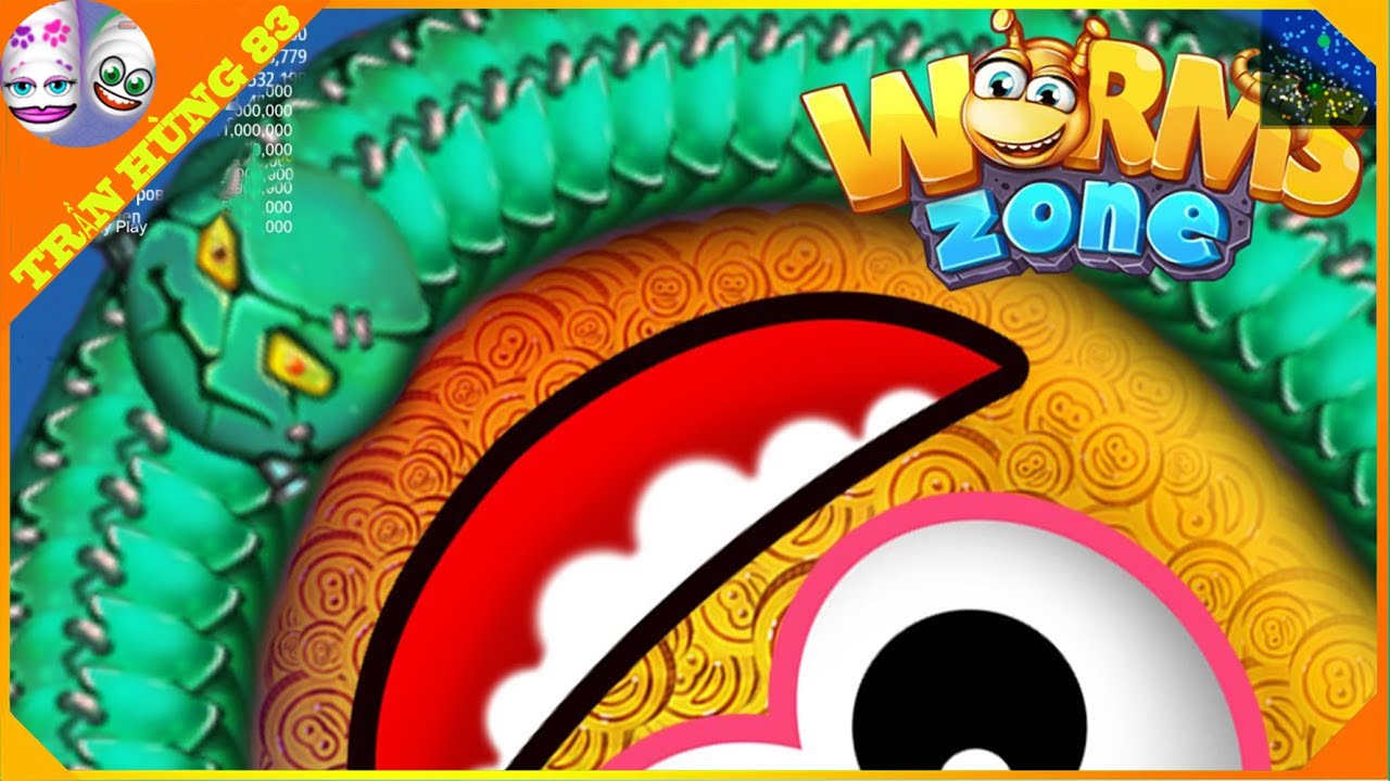 🐍 WORMATE ZONE.IO || Rắn Săn Mồi #714 BIGGEST SNAKE | Epic Worms Zone Best Gameplay | Trần Hùng 83