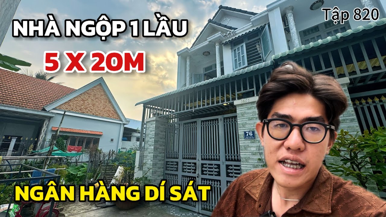Nhà ngộp 1 lầu rộng 5x20m thổ cư🔥giảm thêm 50tr bán gấp, ra chợ 200m, gần trung tâm TPHCM
