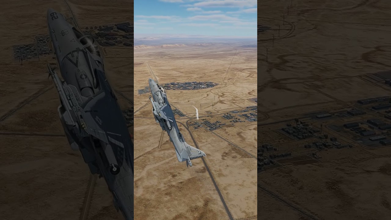 Shilka EATS Harrier #dcsworld #flightsim #dcs #mi24