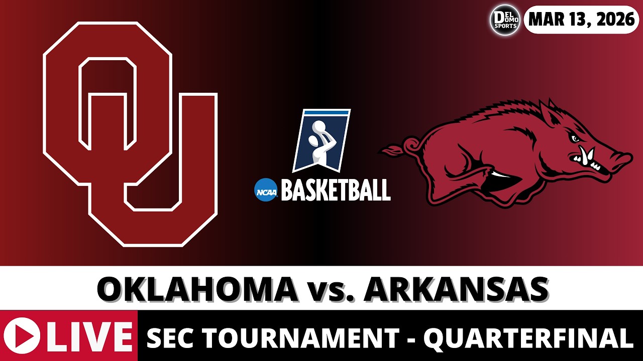 OKLAHOMA VS ARKANSAS 🏀 NCAAM Basketball Game Score Radio Play-by-Play