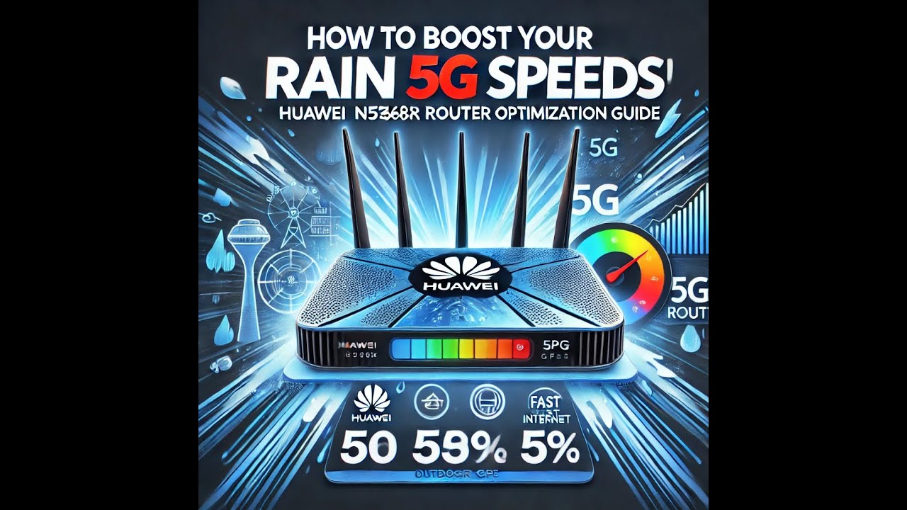 How To Boost Your Rain 5G Speeds! Huawei N5368X Router Optimization Guide