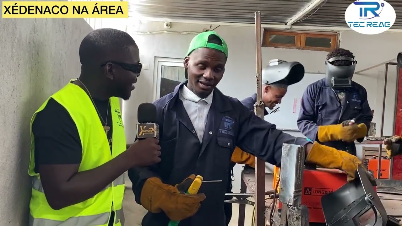 Encerramento do curso de soldadura industrial, TEC REAG, Benguela. (XÉDENACO NA ÁREA).