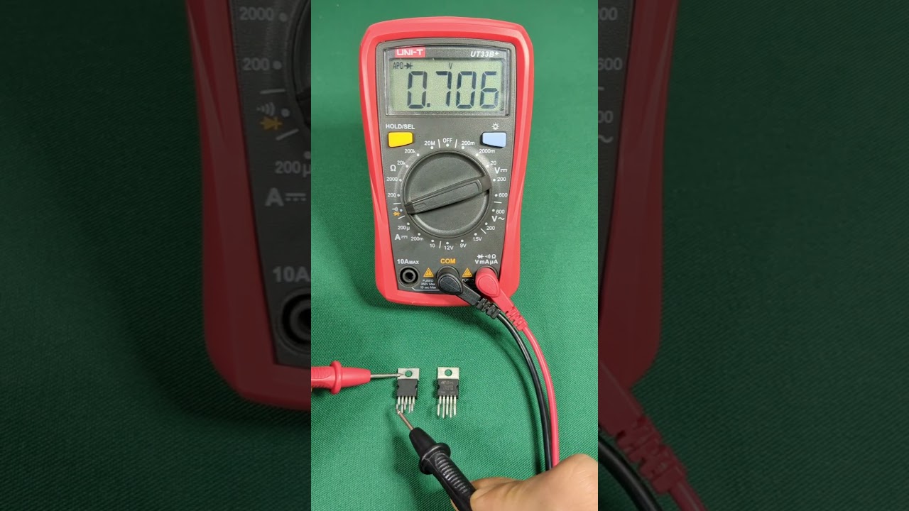 Test ic with multimeter | How to check tda2003 tda2030 tda2050 ic using multimeter #shorts #diy #how