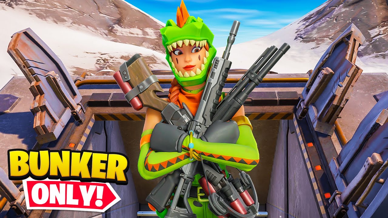 The *SECRET* BUNKER ONLY Challenge in Fortnite!