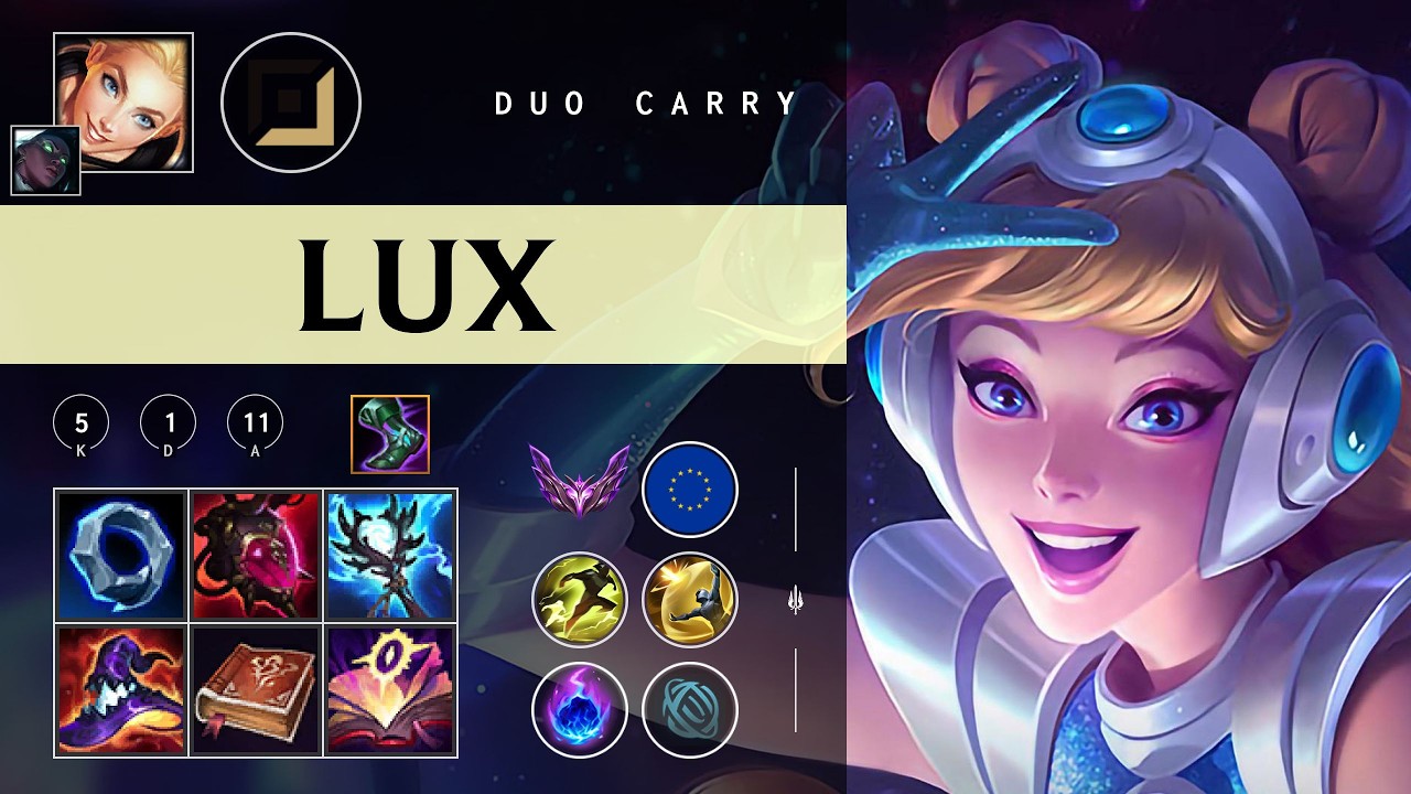 Lux Carry vs Xerath - EUW Master Patch 26.04