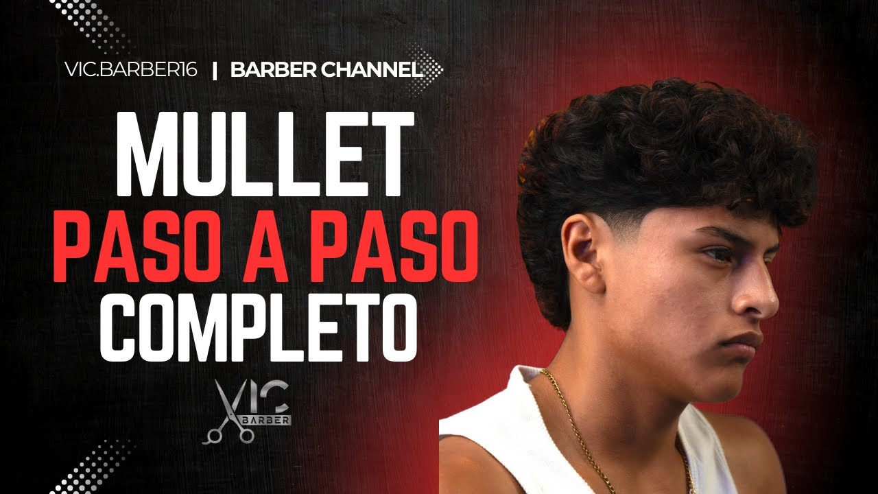 Cómo hacer un MULLET paso a paso | tutorial de barbería GRATIS