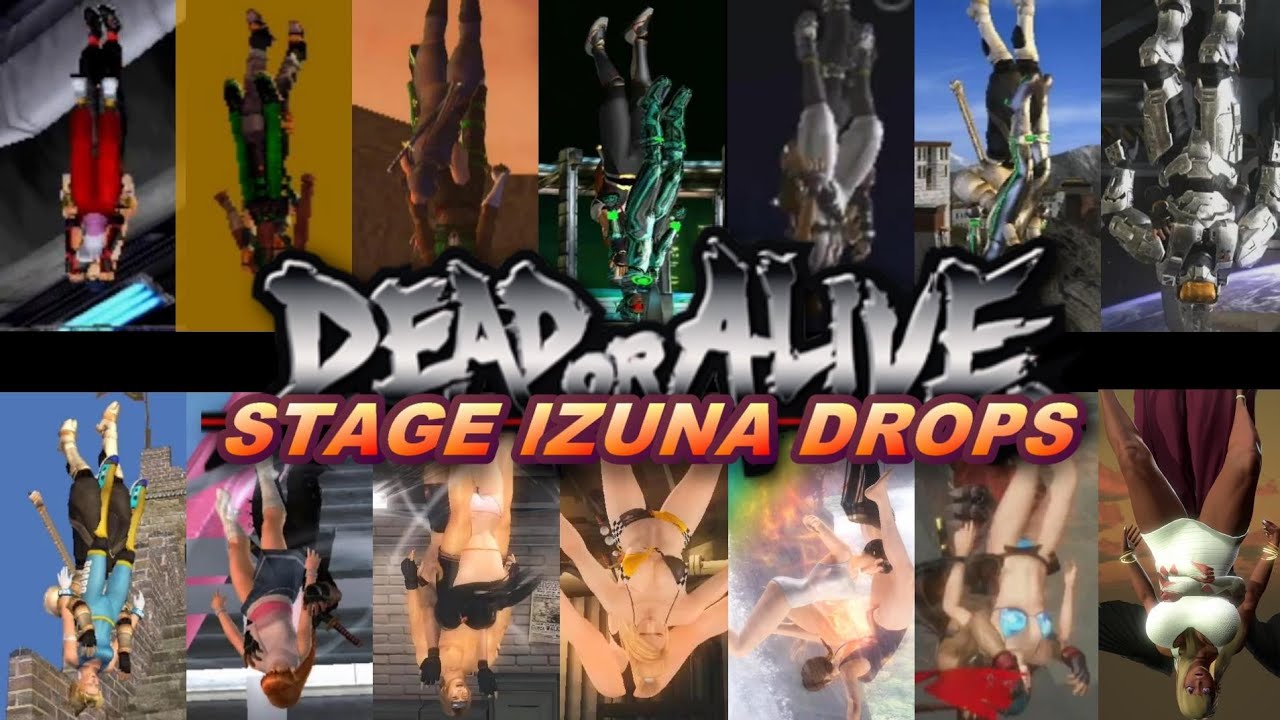 DOA Tribute: Stage Izuna Drop Montage [60FPS] - (RIP ITAGAKI)