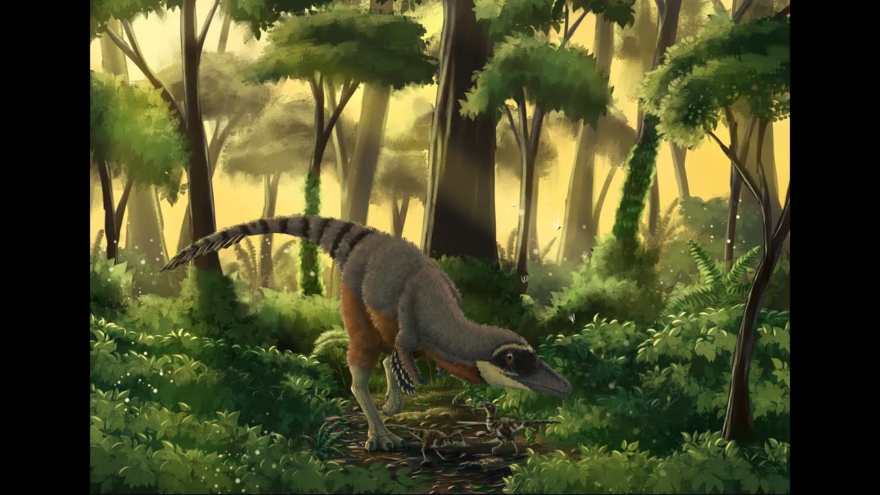 Alvarezsaurus time-lapse (Krita)