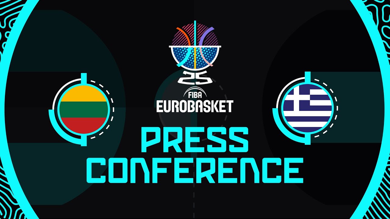 Lithuania v Greece - Press Conference | FIBA EuroBasket 2025