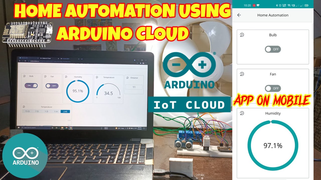 Arduino Cloud Home Automation using NodeMCU ESP8266 || ESP32 | Arduino Cloud | Experimentalist