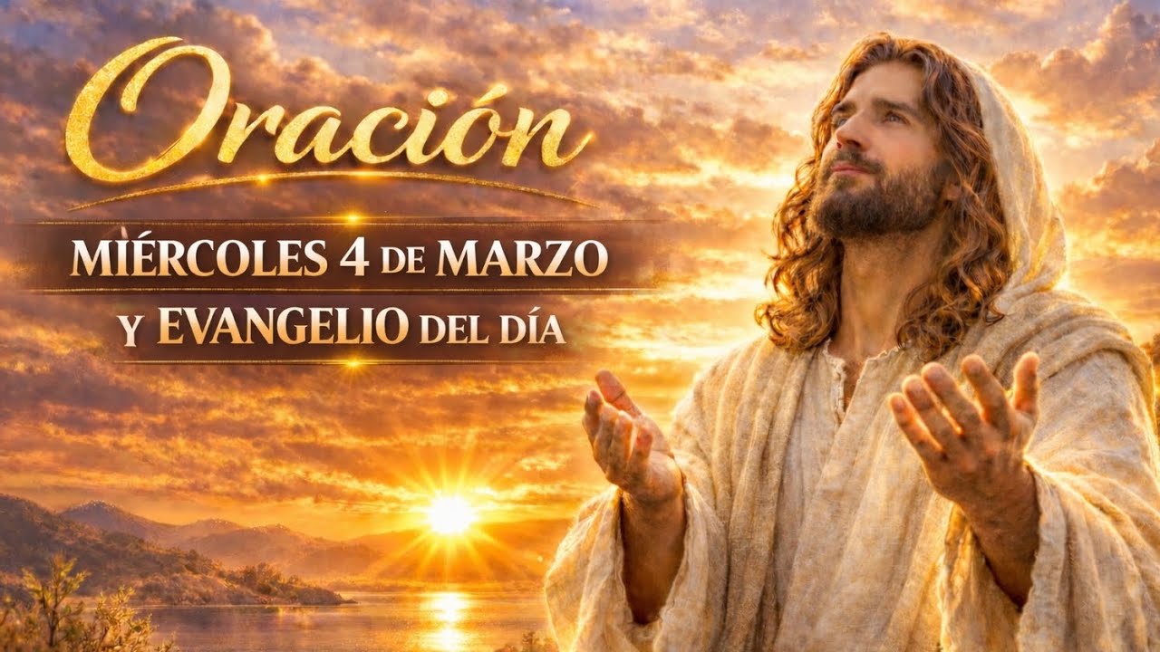MIÉRCOLES 4 DE MARZO Oración poderosa en agradecimiento por un nuevo día |  Palabra de Hoy.