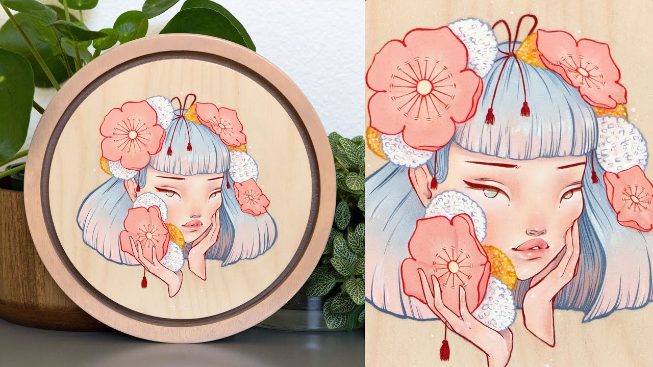 My First Time Lapse with Oil Paint!