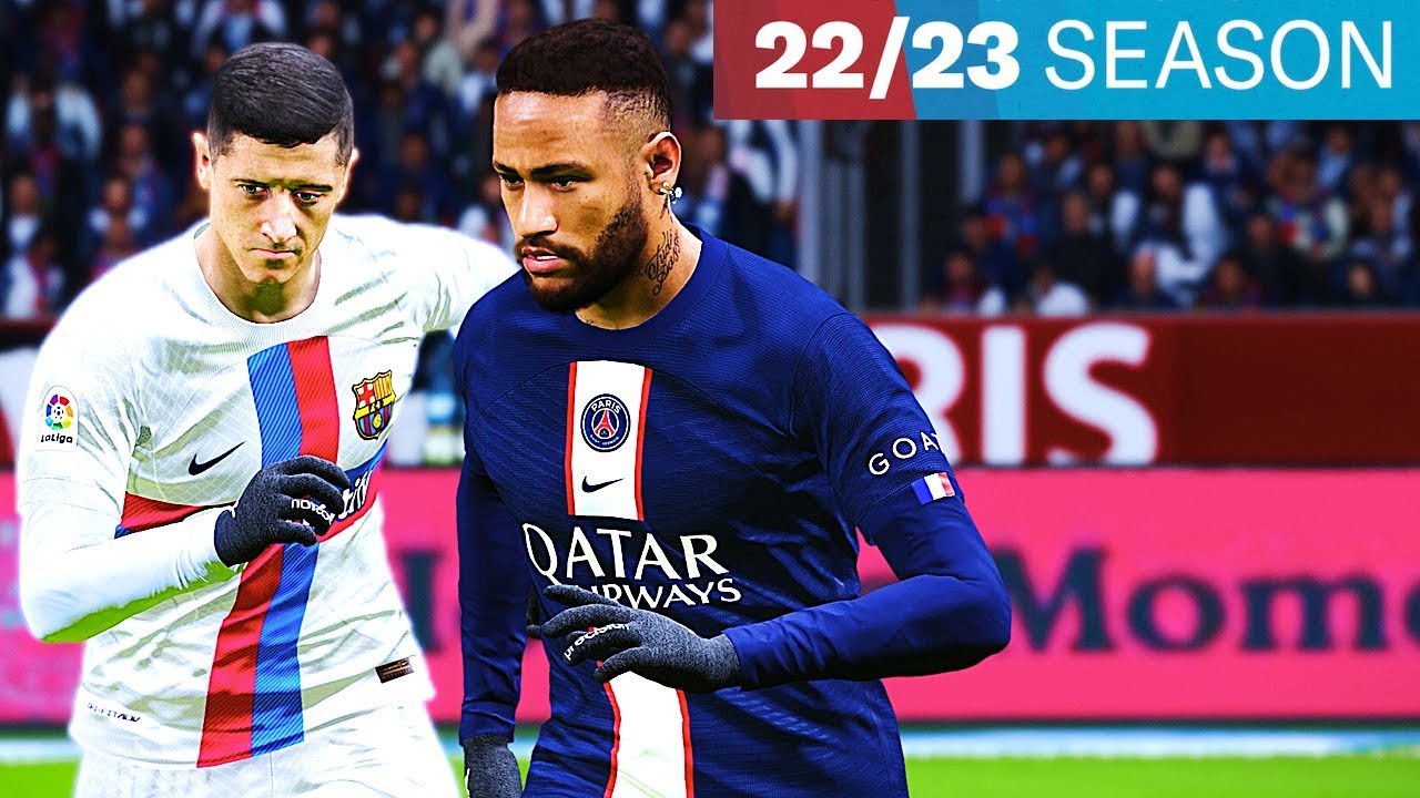 NEYMAR vs BARCELONA // PES 2023 MOD SEASON 22/23