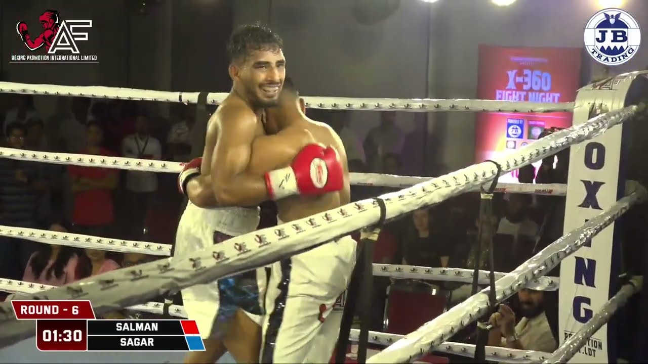 Mohammad Salman vs Sagar Chauhan 𝐅𝐔𝐋𝐋 𝐌𝐀𝐓𝐂𝐇 𝐇𝐈𝐆𝐇𝐋𝐈𝐆𝐇𝐓 | AF Boxing Promotion | X-360 Fight Night