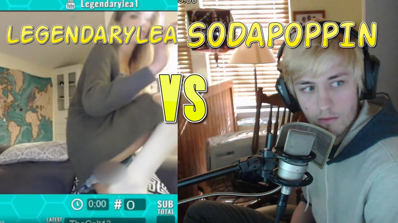 sodapoppin VS legendarylea on live stream
