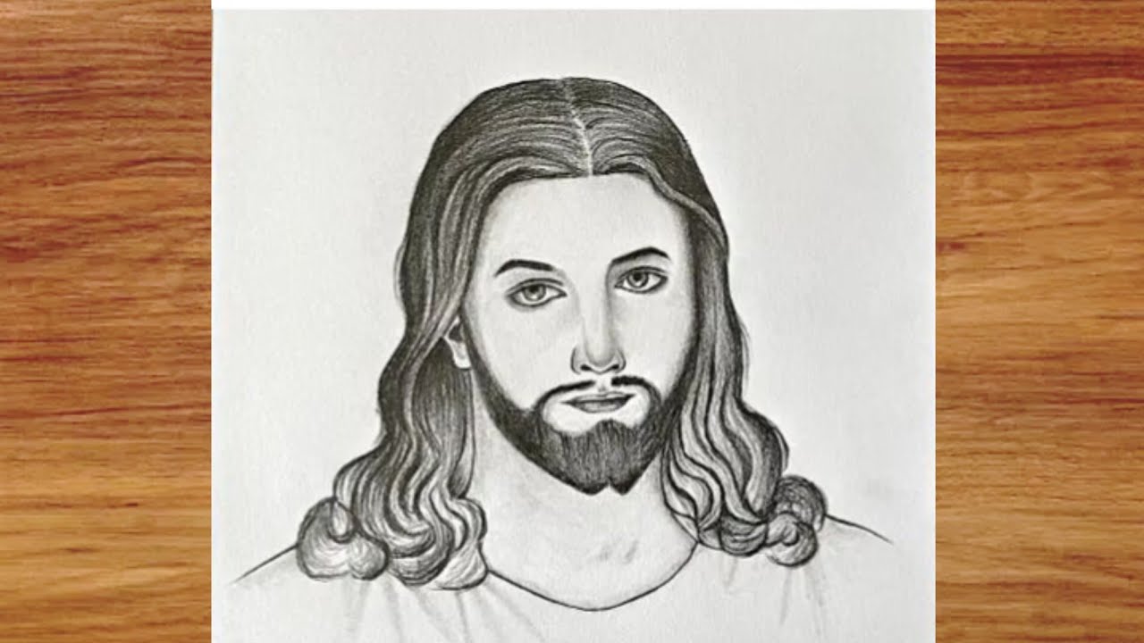 How to draw Jesus Christ || Jesus drawing || Easy drawing step by step || pencil drawing picture