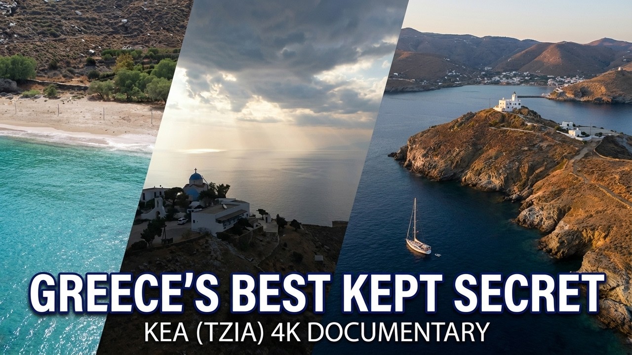 Exploring Kea (Tzia) GREECE in 4k!