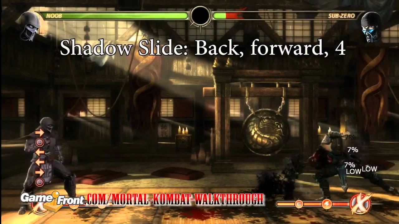 Mortal Kombat Walkthrough - Kombatant Strategy Guide - Noob Saibot